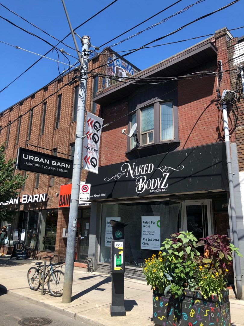 606 Queen Street West Toronto Urban Retail Team